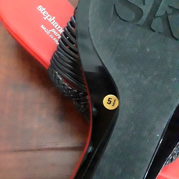 Stephane Kelian Paris Braided Wedge Sandal 5.5 European Size - Picture 6 of 7